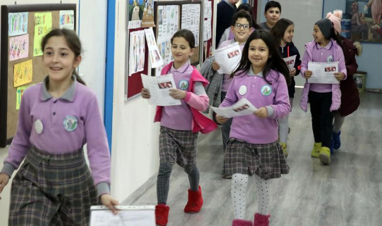 İlk karneler alındı, Yarıyıl tatili başladı