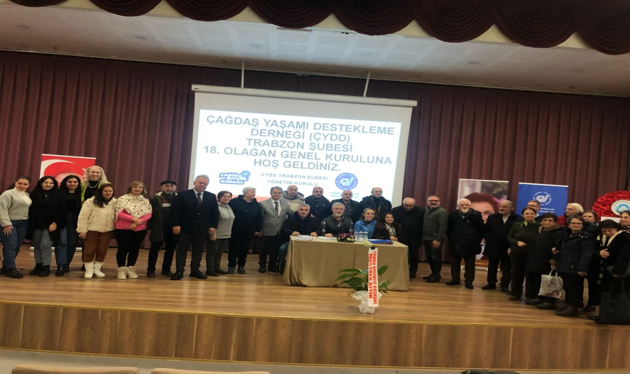 ÇYDD Trabzon Şubesi Genel Kurulu’nda Güçlü Mesajlar!