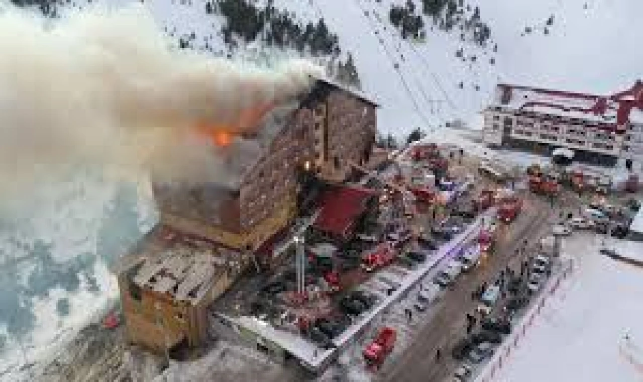 Meslek odalarından Kartaltaya'daki Grand Kartal Otel yangınına ilişkin rapor