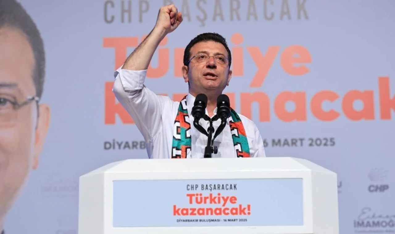 Ekrem İmamoğlu Diyarbakır'da: 'Silahlar susmalı, çatışma bitmeli!'